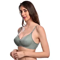 Stylish Cotton Blend Solid Bra for Women, Pack of 3-thumb2