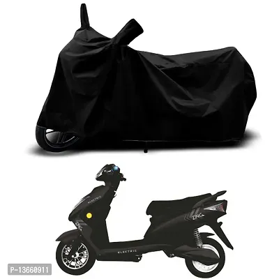 Classic Waterproof Scooty Body Cover For Kinetic Green Zing Big B Special Used For Dust Particle-Sun UV Rays-Water Drop(Black)