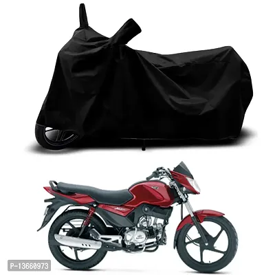 Classic Waterproof Bike Body Cover For Mahindra Stallio 110 Special Used For Dust Particle-Sun UV Rays-Water Drop(Black)