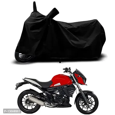 Classic Waterproof Bike Body Cover For Mahindra MOJO XT 300 ABS Special Used For Dust Particle-Sun UV Rays-Water Drop(Black)