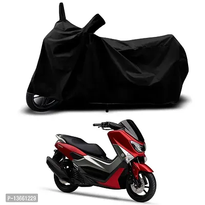 Classic Waterproof Scooty Body Cover For Yamaha NMax 155 Special Used For Dust Particle-Sun UV Rays-Water Drop(Black)