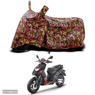 Waterproof Scooty Cover For Aprilia SR 160 Carbon Special Used For Dust Particle-Sun UV Rays-Water Drop-Indoor-Outdoor-Parking Full Body Protection(Army Multicolor)-thumb0