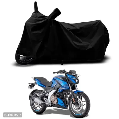 Classic Waterproof Bike Body Cover For Bajaj Pulsar N250 Special Used For Dust Particle-Sun UV Rays-Water Drop(Black)