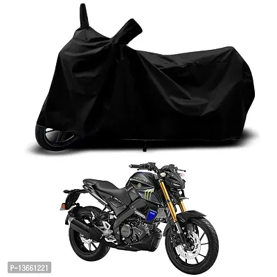 Classic Waterproof Bike Body Cover For Yamaha MT 15 V2 ABS Special Used For Dust Particle-Sun UV Rays-Water Drop(Black)-thumb0