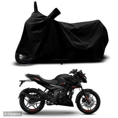 Classic Waterproof Bike Body Cover For Bajaj Pulsar N160 ABS Special Used For Dust Particle-Sun UV Rays-Water Drop(Black)