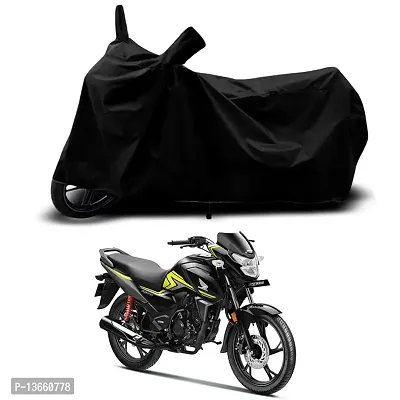 Classic Waterproof Bike Body Cover For Honda SP 125 Drum Special Used For Dust Particle-Sun UV Rays-Water Drop(Black)-thumb0