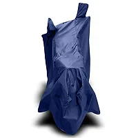 MITHILA MART? Two-Wheeler Body Cover for - Royal Enfield Classic 350 Signalsv- Suitable for All Weather Protection (Nevy Blue)-thumb4