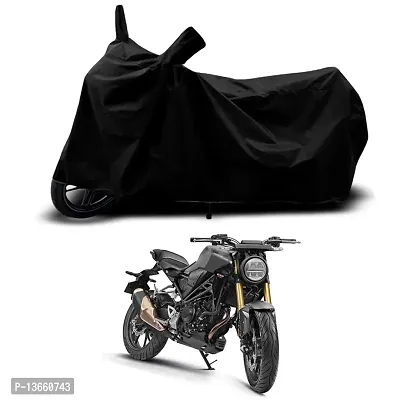 Classic Waterproof Bike Body Cover For Honda CB300R STD Special Used For Dust Particle-Sun UV Rays-Water Drop(Black)-thumb0