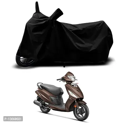 Classic Waterproof Scooty Body Cover For Hero Maestro Edge 125 Drum Special Used For Dust Particle-Sun UV Rays-Water Drop(Black)-thumb0