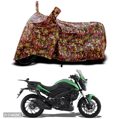 Waterproof Bike Cover For Bajaj Dominar 400 STD Special Used For Dust Particle-Sun UV Rays-Water Drop-Indoor-Outdoor-Parking Full Body Protection(Army Multicolor)