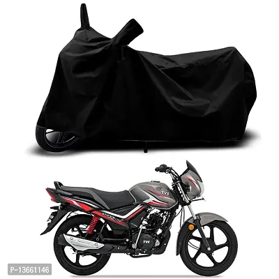 Classic Waterproof Bike Body Cover For TVS Star City Plus Special Used For Dust Particle-Sun UV Rays-Water Drop(Black)