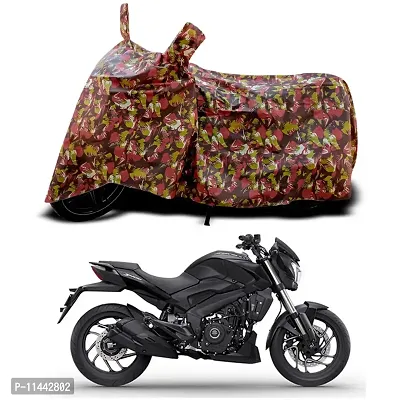 Waterproof Bike Cover For Bajaj Dominar 400 Special Used For Dust Particle-Sun UV Rays-Water Drop-Indoor-Outdoor-Parking Full Body Protection(Army Multicolor)