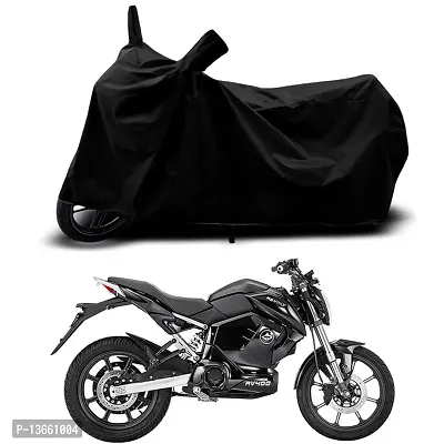 Classic Waterproof Bike Body Cover For Revolt RV Cafe Racer STD Special Used For Dust Particle-Sun UV Rays-Water Drop(Black)