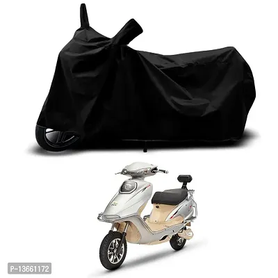 Classic Waterproof Scooty Body Cover For Tunwal Sport 63 Mid Special Used For Dust Particle-Sun UV Rays-Water Drop(Black)