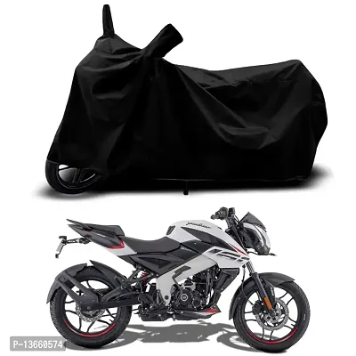 Classic Waterproof Bike Body Cover For Bajaj Pulsar NS160 Disc BS6 Special Used For Dust Particle-Sun UV Rays-Water Drop(Black)