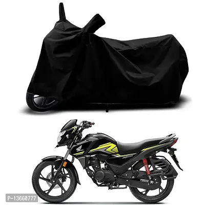 Classic Waterproof Bike Body Cover For Honda SP 125 Disc Special Used For Dust Particle-Sun UV Rays-Water Drop(Black)