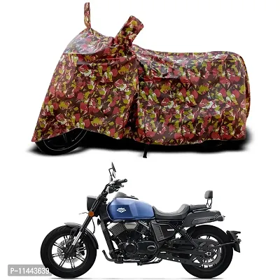 Waterproof Bike Cover For Keeway K-Light 250V Matte Special Used For Dust Particle-Sun UV Rays-Water Drop-Indoor-Outdoor-Parking Full Body Protection(Army Multicolor)