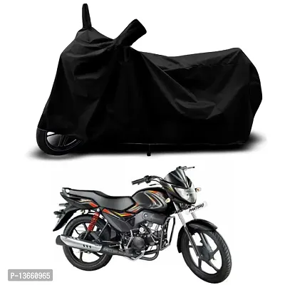 Classic Waterproof Bike Body Cover For Mahindra Pantero KS Special Used For Dust Particle-Sun UV Rays-Water Drop(Black)