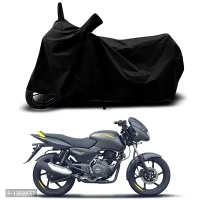 Classic Waterproof Bike Body Cover For Bajaj Pulsar 150 Neon BS6 Special Used For Dust Particle-Sun UV Rays-Water Drop(Black)