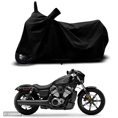 Classic Waterproof Bike Body Cover For Harley Davidson Nightster STD Special Used For Dust Particle-Sun UV Rays-Water Drop(Black)