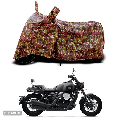 Waterproof Bike Cover For Keeway K-Light 250V Special Used For Dust Particle-Sun UV Rays-Water Drop-Indoor-Outdoor-Parking Full Body Protection(Army Multicolor)-thumb0