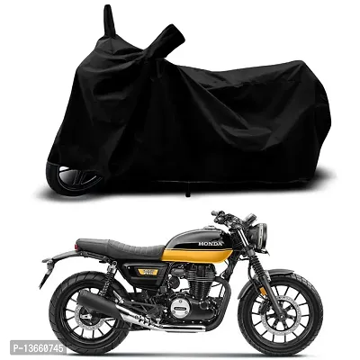 Classic Waterproof Bike Body Cover For Honda CB350RS Dual Special Used For Dust Particle-Sun UV Rays-Water Drop(Black)