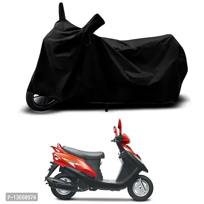 Classic Waterproof Scooty Body Cover For Mahindra SYM Flyte Special Used For Dust Particle-Sun UV Rays-Water Drop(Black)