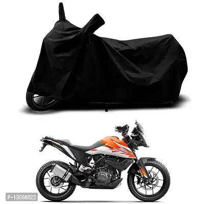 Classic Waterproof Bike Body Cover For KTM 250 Adventure Special Used For Dust Particle-Sun UV Rays-Water Drop(Black)-thumb0