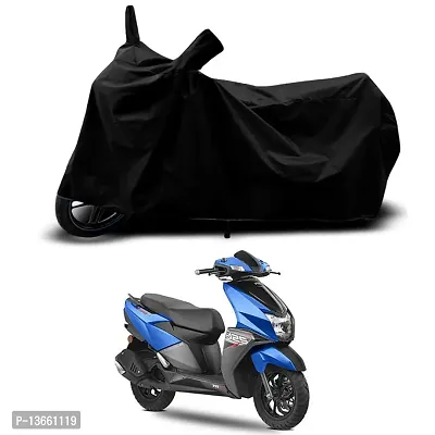 Classic Waterproof Scooty Body Cover For TVS NTORQ 125 Special Used For Dust Particle-Sun UV Rays-Water Drop(Black)