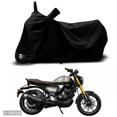 Classic Waterproof Bike Body Cover For TVS Ronin Special Used For Dust Particle-Sun UV Rays-Water Drop(Black)