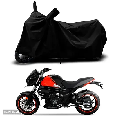 Classic Waterproof Bike Body Cover For Mahindra MOJO XT 300 BS6 Special Used For Dust Particle-Sun UV Rays-Water Drop(Black)