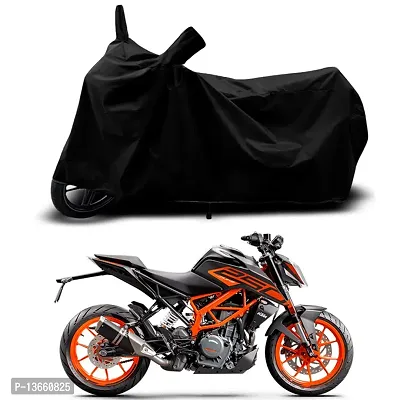 Classic Waterproof Bike Body Cover For KTM 250 Duke Special Used For Dust Particle-Sun UV Rays-Water Drop(Black)