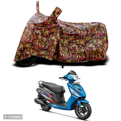 Waterproof Scooty Cover For Hero Maestro Edge 110 Special Used For Dust Particle-Sun UV Rays-Water Drop-Indoor-Outdoor-Parking Full Body Protection(Army Multicolor)