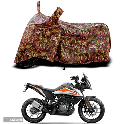 Waterproof Bike Cover For KTM 490 Adventure Special Used For Dust Particle-Sun UV Rays-Water Drop-Indoor-Outdoor-Parking Full Body Protection(Army Multicolor)