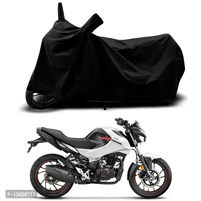 Classic Waterproof Bike Body Cover For Hero Xtreme 160R ABS Special Used For Dust Particle-Sun UV Rays-Water Drop(Black)-thumb0