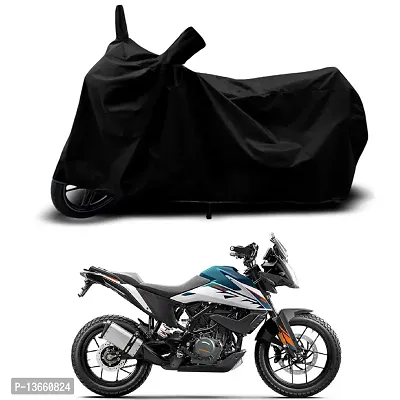 Classic Waterproof Bike Body Cover For KTM 250 Adventure STD Special Used For Dust Particle-Sun UV Rays-Water Drop(Black)-thumb0