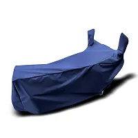 MITHILA MART? Two-Wheeler Body Cover for - Royal Enfield Classic 350 Signalsv- Suitable for All Weather Protection (Nevy Blue)-thumb3