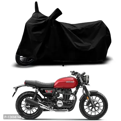 Classic Waterproof Bike Body Cover For Honda CB350RS Special Used For Dust Particle-Sun UV Rays-Water Drop(Black)