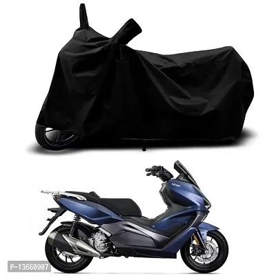 Classic Waterproof Scooty Body Cover For Keeway Vieste 300 Matte New Special Used For Dust Particle-Sun UV Rays-Water Drop(Black)