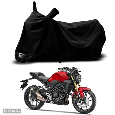 Classic Waterproof Bike Body Cover For Honda CB300R Special Used For Dust Particle-Sun UV Rays-Water Drop(Black)