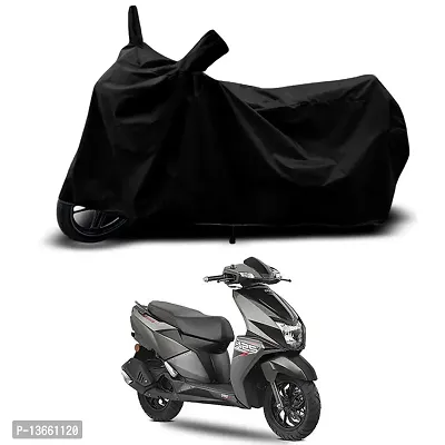 Classic Waterproof Scooty Body Cover For TVS NTORQ 125 Disc Special Used For Dust Particle-Sun UV Rays-Water Drop(Black)