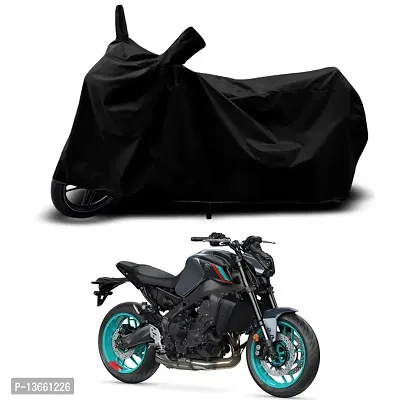 Classic Waterproof Bike Body Cover For Yamaha MT-09 Special Used For Dust Particle-Sun UV Rays-Water Drop(Black)