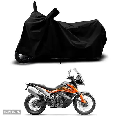 Classic Waterproof Bike Body Cover For KTM 790 Adventure STD Special Used For Dust Particle-Sun UV Rays-Water Drop(Black)