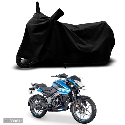 Classic Waterproof Bike Body Cover For Bajaj Pulsar NS125 Special Used For Dust Particle-Sun UV Rays-Water Drop(Black)