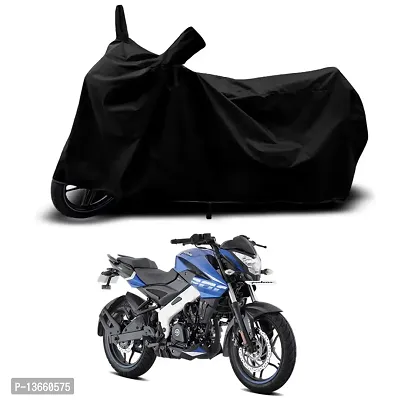 Classic Waterproof Bike Body Cover For Bajaj Pulsar NS200 Special Used For Dust Particle-Sun UV Rays-Water Drop(Black)