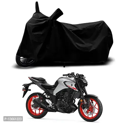 Classic Waterproof Bike Body Cover For Yamaha MT-03 Special Used For Dust Particle-Sun UV Rays-Water Drop(Black)