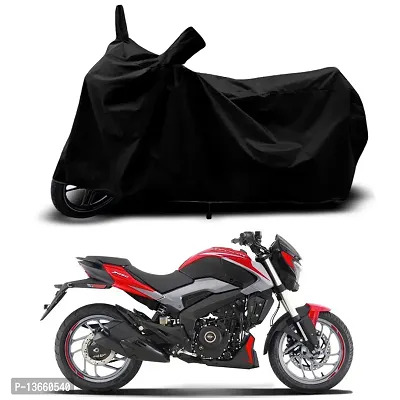 Classic Waterproof Bike Body Cover For Bajaj Dominar 250 BS6 Special Used For Dust Particle-Sun UV Rays-Water Drop(Black)