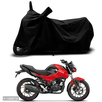 Classic Waterproof Bike Body Cover For Hero Xtreme 160R Special Used For Dust Particle-Sun UV Rays-Water Drop(Black)