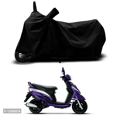 Classic Waterproof Scooty Body Cover For Mahindra Rodeo UZ Special Used For Dust Particle-Sun UV Rays-Water Drop(Black)