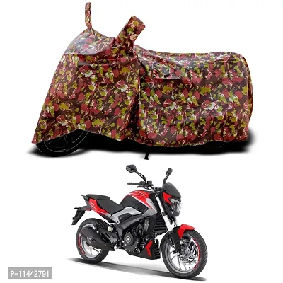 Waterproof Bike Cover For Bajaj Dominar 250 STD Special Used For Dust Particle-Sun UV Rays-Water Drop-Indoor-Outdoor-Parking Full Body Protection(Army Multicolor)